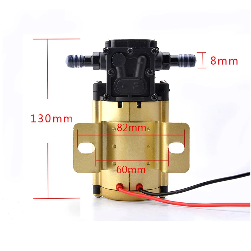 12V 24V Электрический бензиновый дизельный насос высокой мощности Универсальный самовсасывающий насос