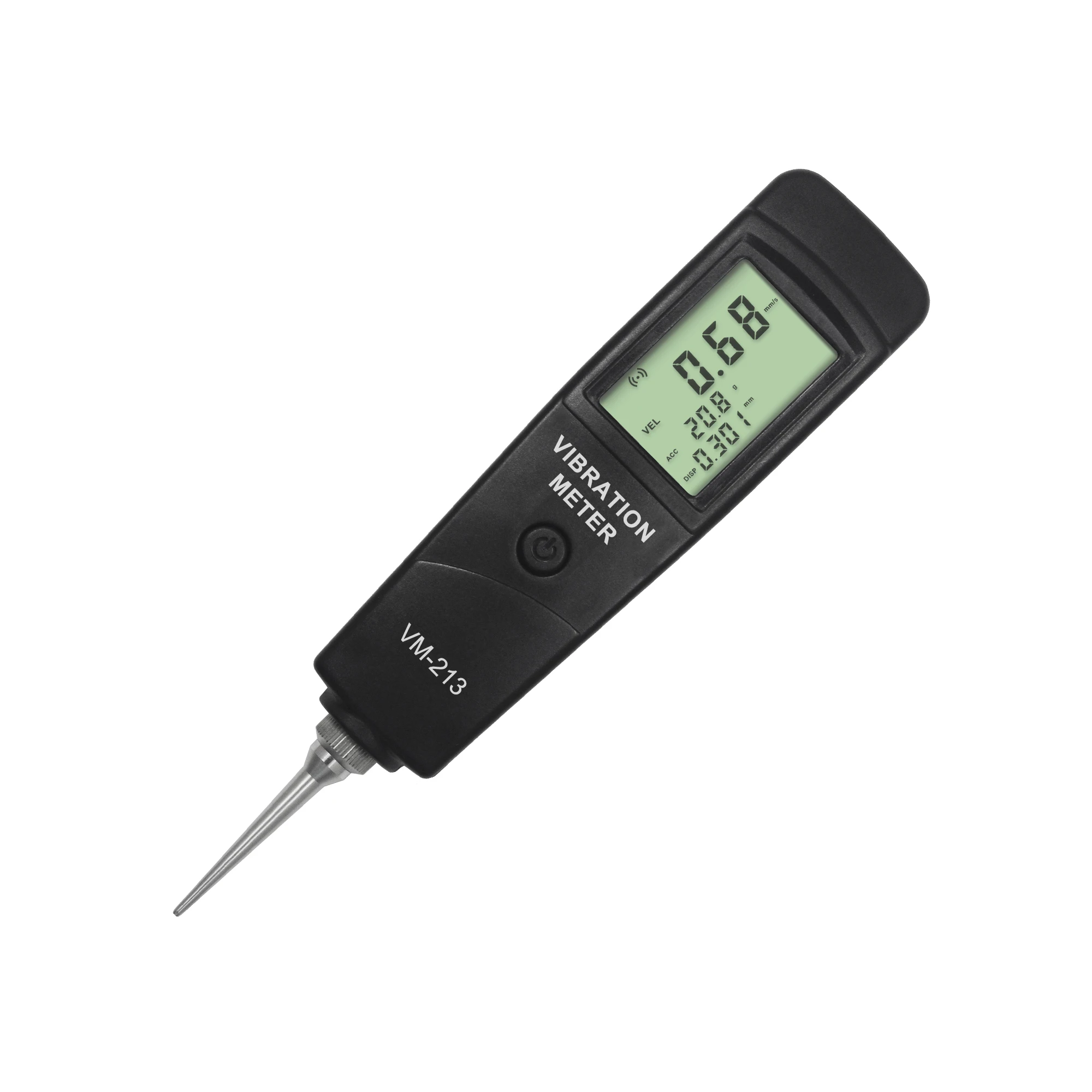 

Vibration Pen Tester VM-213 Handheld Vibrater Displacement Velocity and Acceleration Analyzer