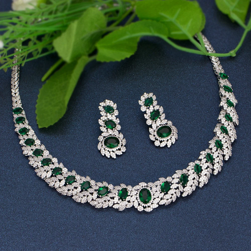 Невесты Talk разноцветные овальные CZ микро проложили комплект из сережек и