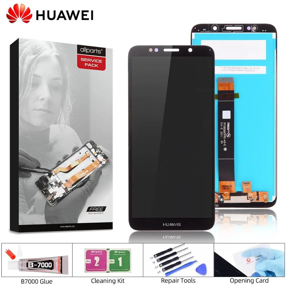 Для huawei Y5 Prime, ЖК-дисплей, сенсорный экран, дигитайзер для huawei Y5 Prime, ЖК-дисплей с рамкой DUA L02 L22 LX2