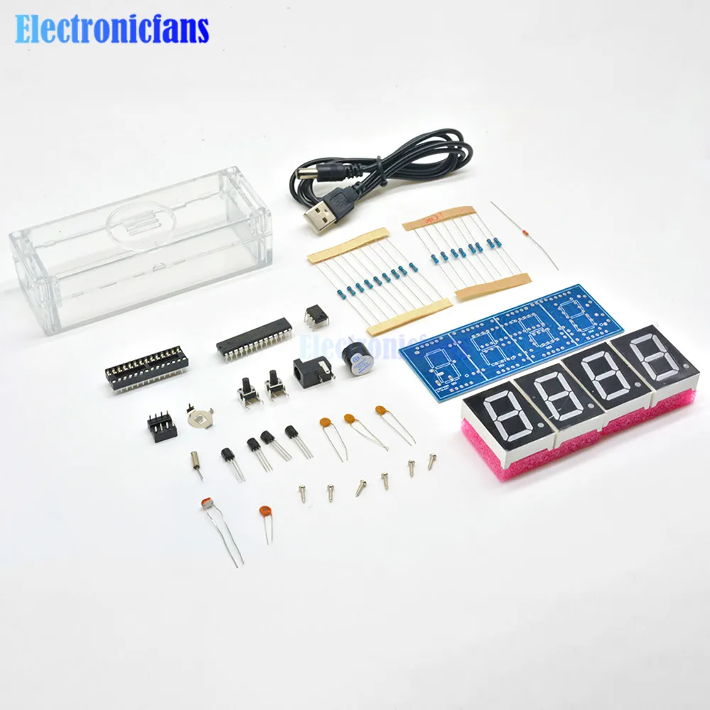 Электронные часы со светодиодсветодиодный подсветкой устройство для контроля