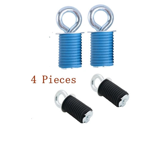 4pc Blue and Black Для Polaris Lock& Ride ATV связать вниз якоря для RZR, спортсмены и Ace-Set Блокировка и езда тип якоря от GripPRO ATV якоря - Цвет: 4pc Blue and Black