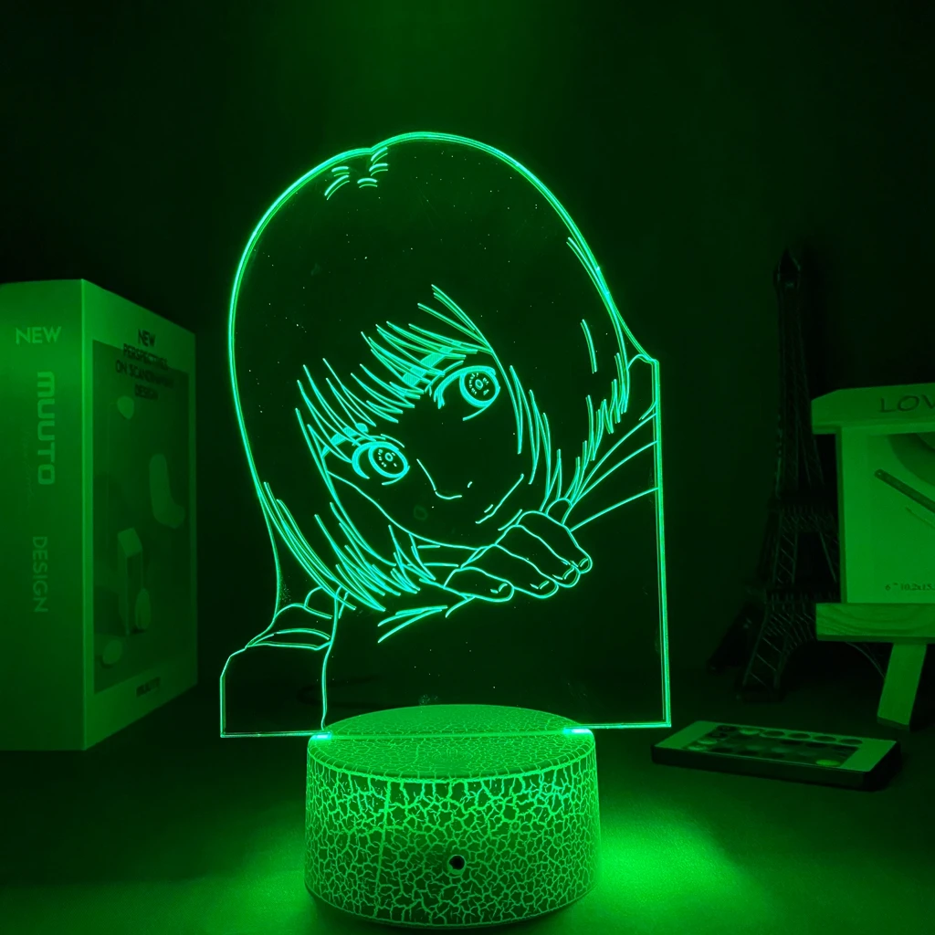 

3d Lamp Anime Figure Attack on Titan Armin Arlert for Bedroom Decorative Light Kids Birthday Gift Attack on Titan LED Nightlight