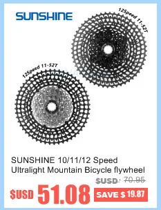 SUNSHINE 9 S 11-40T свободные колеса MTB велосипед маховик 9 скоростей кассета маховик 11-40T совместим с частями SHIMANO M390 M3000