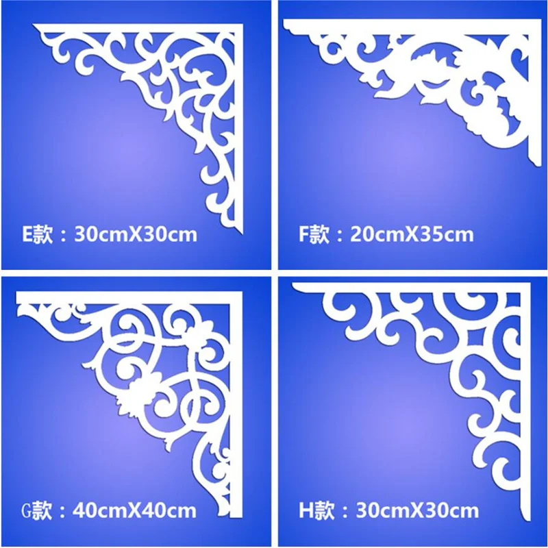 2 шт./лот Защита окружающей среды ПВХ поясной плинтус подвесные потолочные