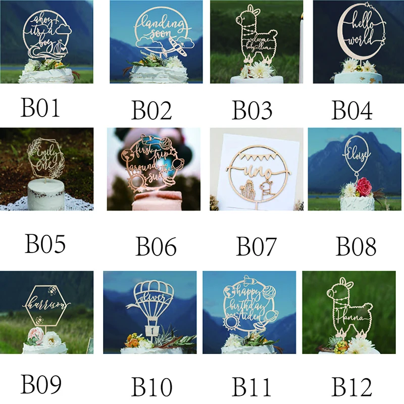 Ковбойский Топпер для торта детский первый день рождения ковбовечерние топпер