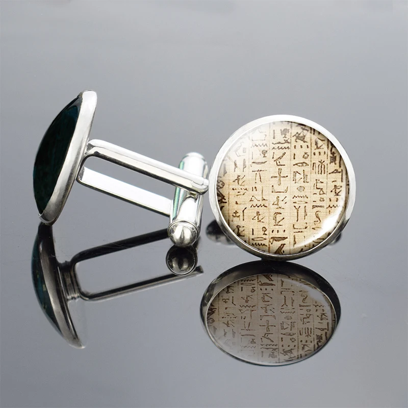 Египетский анкс Пирамида Фараона рубашка Запонки Древняя египетская культура