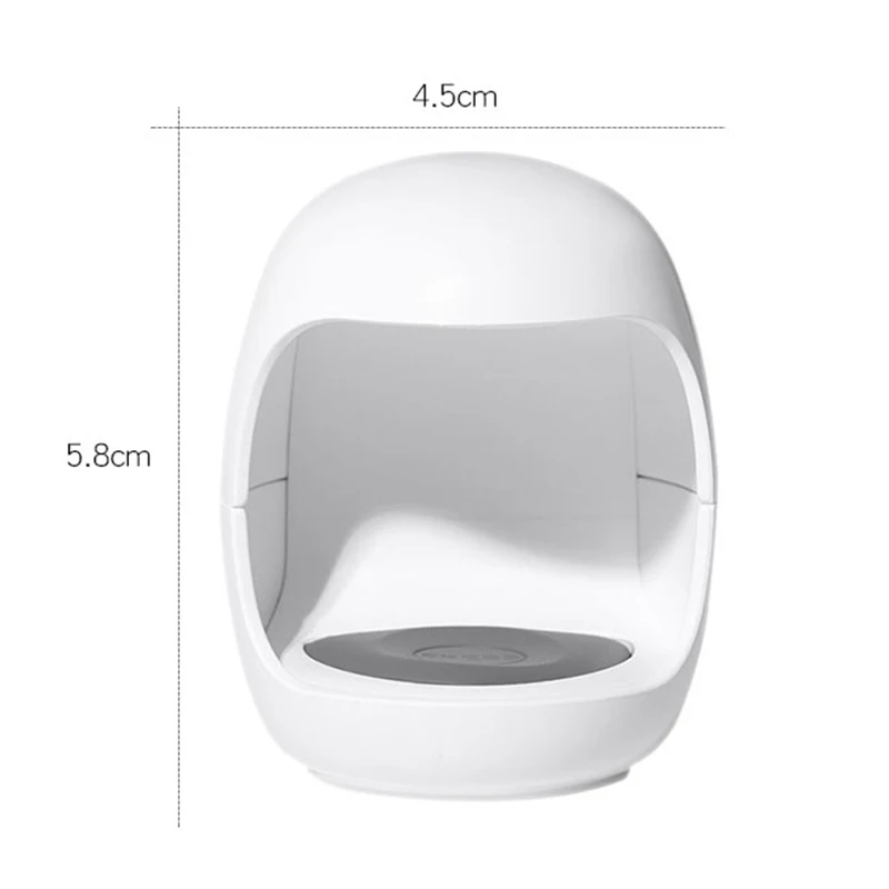 

2 Gears Mini LED UBS Rechargeable Nail Dryer Machine Portable Nail Phototherapy Lamp Polish Auto Sensor Baking Lamp