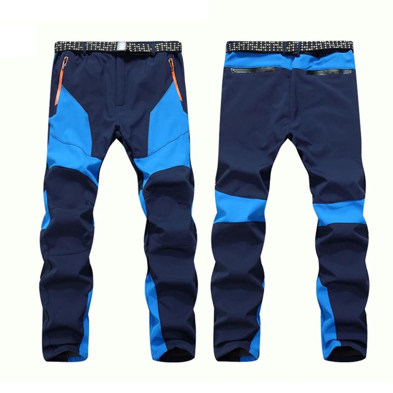 Мужские зимние водонепроницаемые ветрозащитные брюки для походов и кемпинга