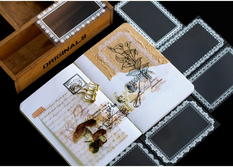 8 упак./лот mu Yu серии креативное Украшение DIY memo pad ПЭТ наклейки