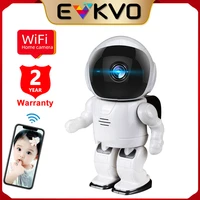 evkvo 1080p home security robot auto tracking camera cctv camera wireless wifi baby monitor ir night vision surveillance camera