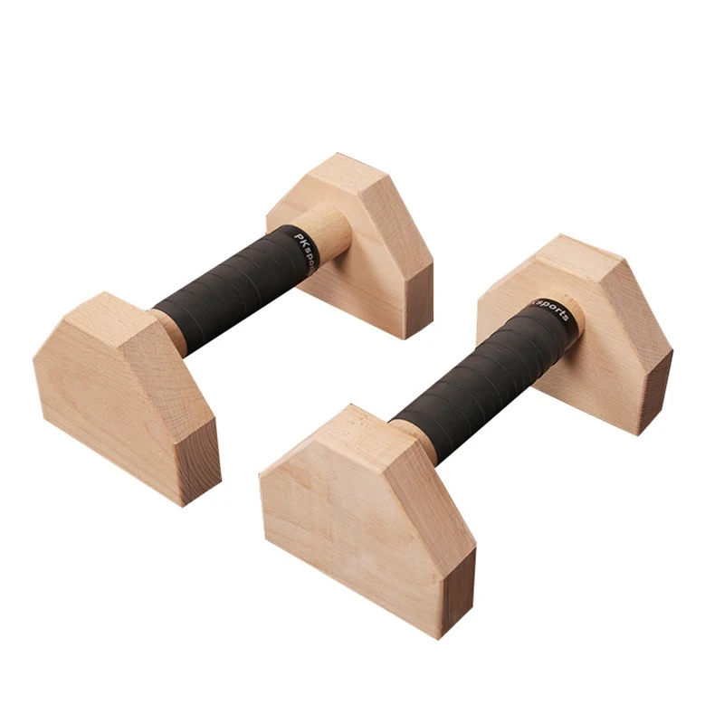 

Wooden Fitness Push-Up Stands Bars 25cm/30cm/40cm/50cm Handstand Parallel Gym Chest Training H Shaped Rack Double Rod