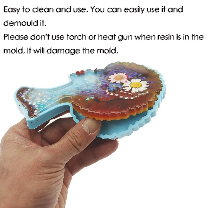 Форма для подноса из смолы 2 шт. форма афро-женщин силиконовой большая в форме