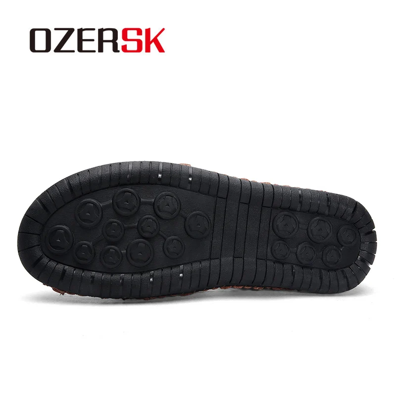 OZERSK/мужские сандалии из искусственной кожи высокого качества удобные мужские