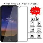 Защитное стекло для Nokia 2,2, закаленное стекло для Nokia 2,2 TA-1188 TA-1191 TA-1179 TA-1183, 2 шт.