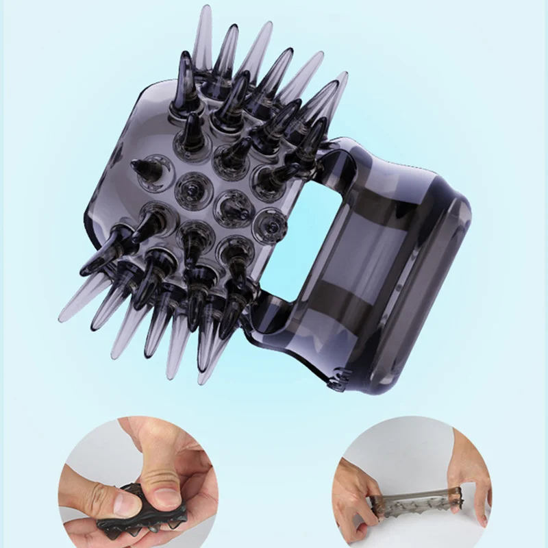 Кольцо на пенис с крупными гранулами головка пениса для массажа простаты Мужская