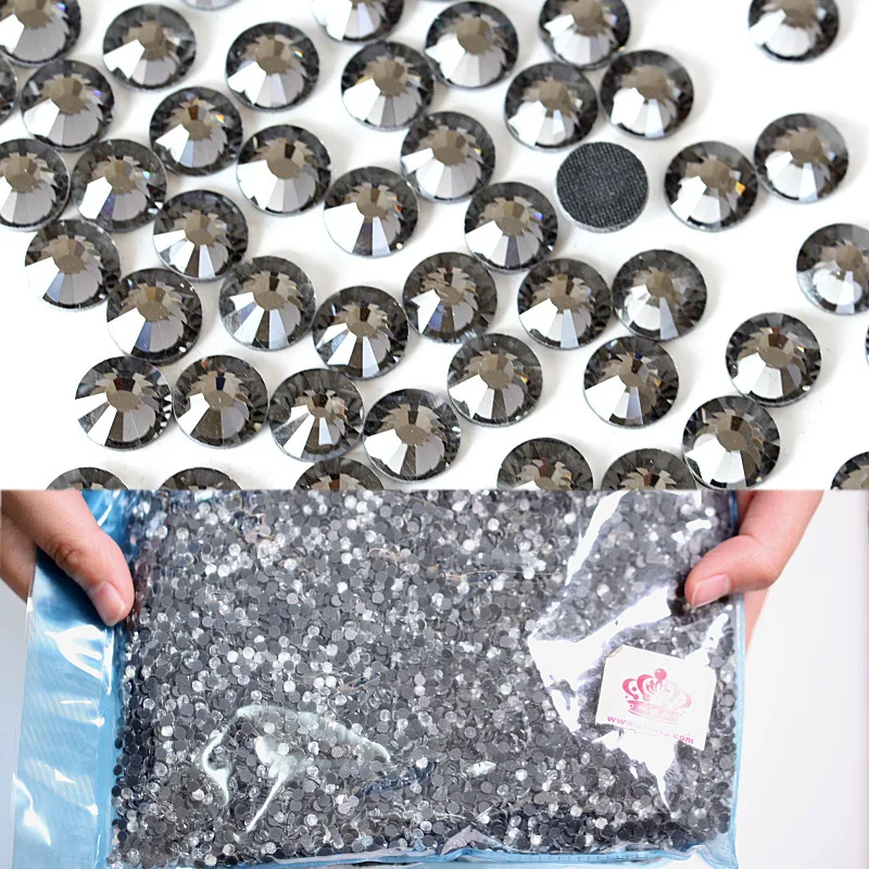 SS6-SS20 4 Sizes Large Quantity DMC Hot Fix Rhinestones Wholesale Colorful Flatback Round Hotfix Strass for Garments Dress B1124 | Дом и сад