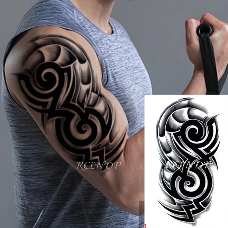 Водостойкие временные тату-наклейки роза цветок растение искусственный тату Flash