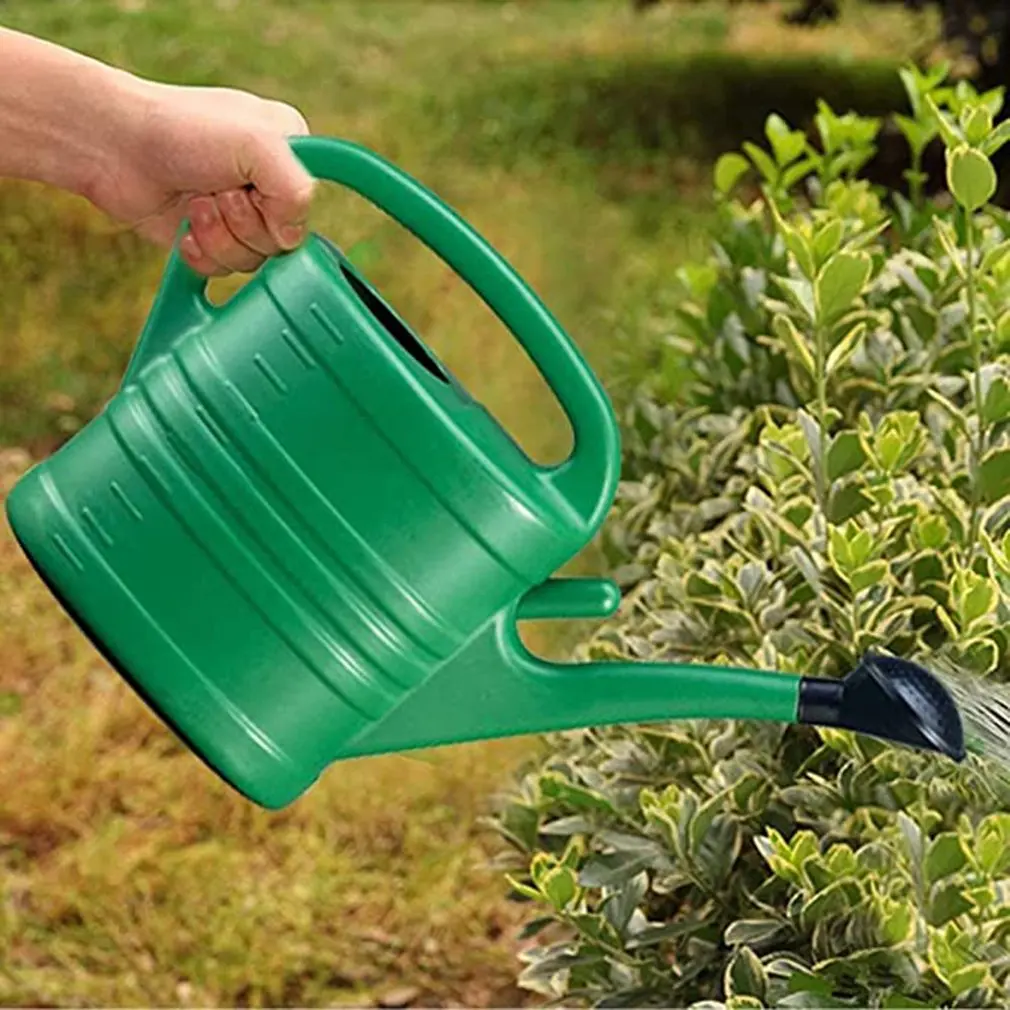 

Large Household Watering Can Plastic Comfortable Grip Gardening Tools Smooth Surface Glitch-Free Garden Essential