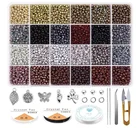 Набор Бусин радужного цвета для изготовления ювелирных изделий, 3 мм, 12000 шт.