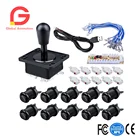 Аркадные кнопки и джойстик DIY для Raspberry Pi, комплект аркадных контроллеров в стиле HAPP, включая плату энкодера USB с нулевой задержкой