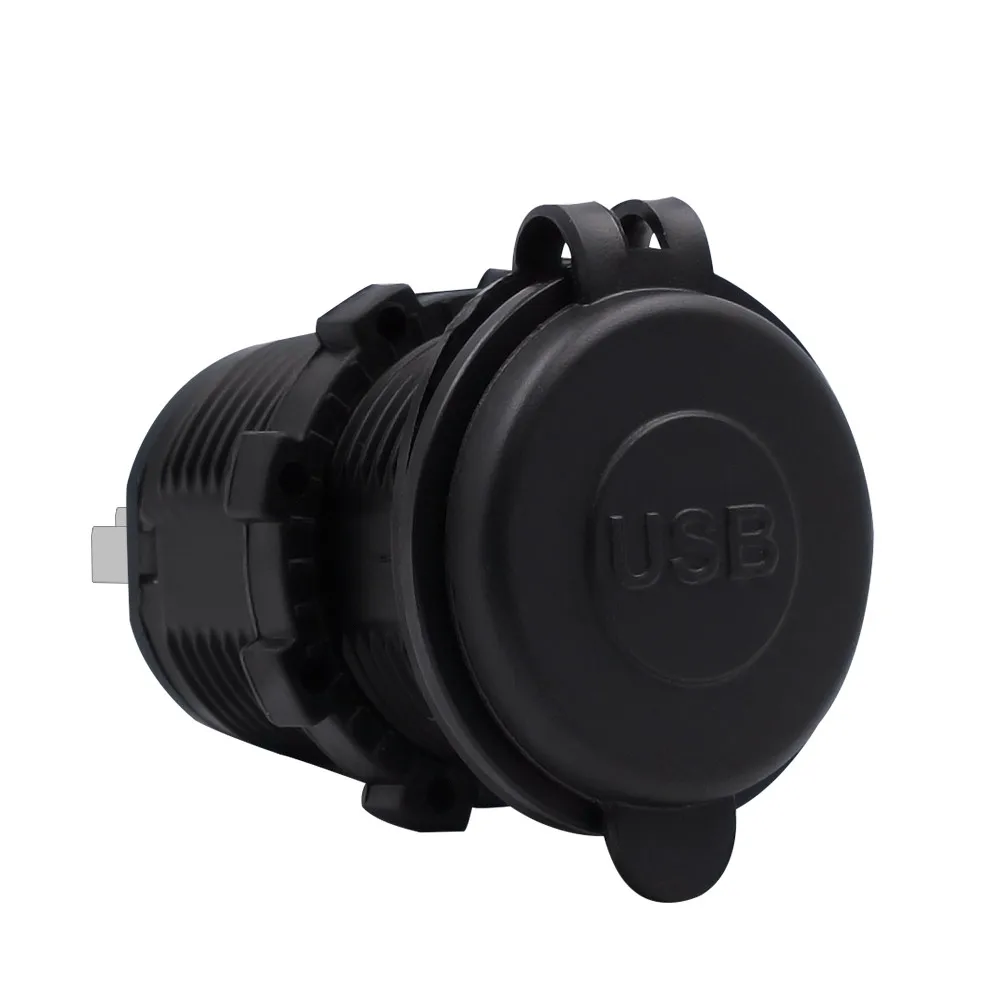 Автомобильное USB зарядное устройство 5V 4.2A для мотоцикла Авто Грузовик ATV Лодка