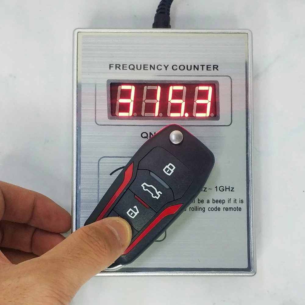 Запасной ключ KEYECU Red обновленный дистанционный брелок от машины 315 МГц 4D63 80 бит