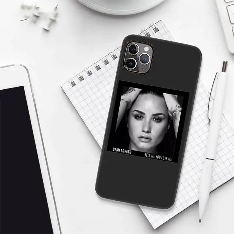 

Demi Lovato Tell Me You Love Me Phone Case Candy Color for iPhone 6 7 8 11 12 s mini pro X XS XR MAX Plus protective coque