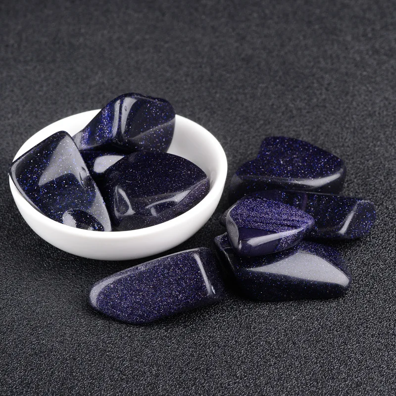 

100g Artificial Synthetic Crystal Sandstone Blue Gemstone Mineral Rock Reiki Healing Meditation Feng Shui Aquarium Decor