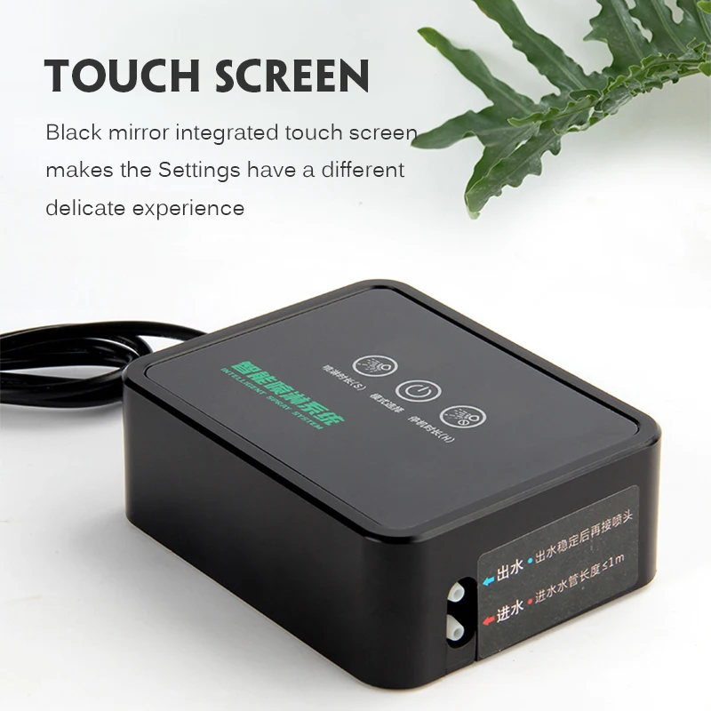 

Intelligent Automatic Mist Spray System Set Plant Humidifier Timer LCD Screen Sprinkler Controller Terrarium Spraying Kit