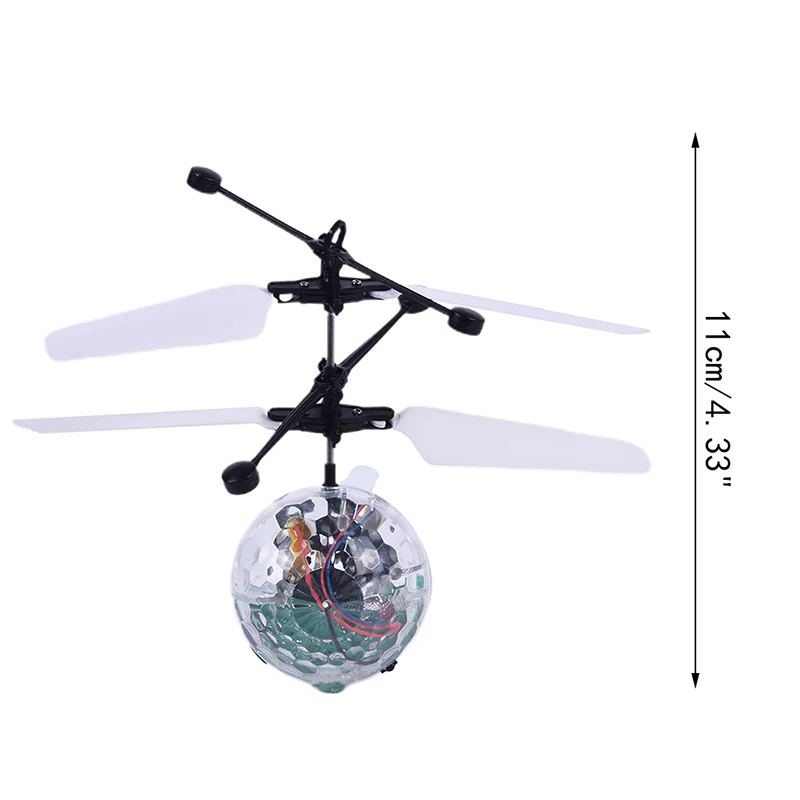

UFO Drone Helicopter Fly Toys,Color Infrared Induction Flying Ball Hand Control Electric Kids Toys Crystal Ball Flying Machine
