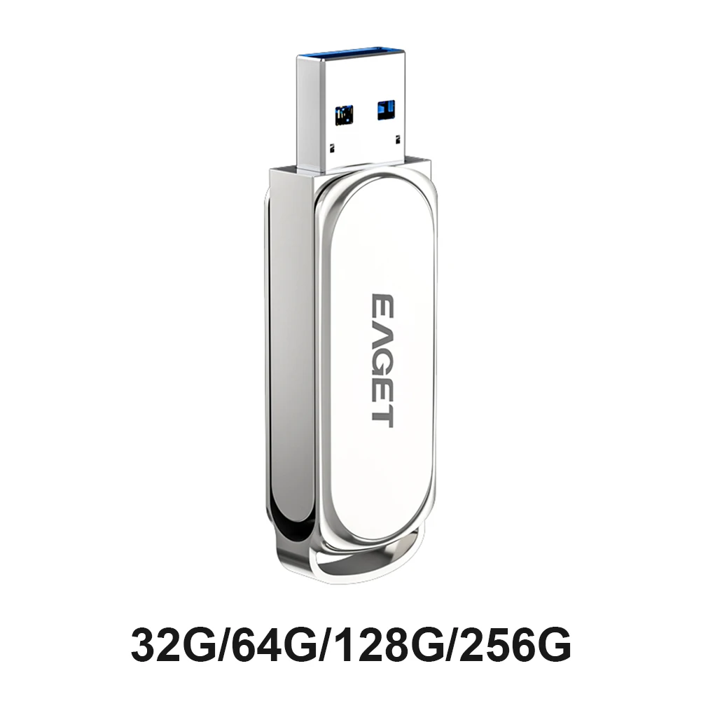 Eaget F80 многофункциональный металлический USB флеш-накопитель, U-диск, высокая скорость, 32 ГБ/64 Гб/128 ГБ/256 ГБ, USB 3,0, карта памяти, мини-флешка для П...