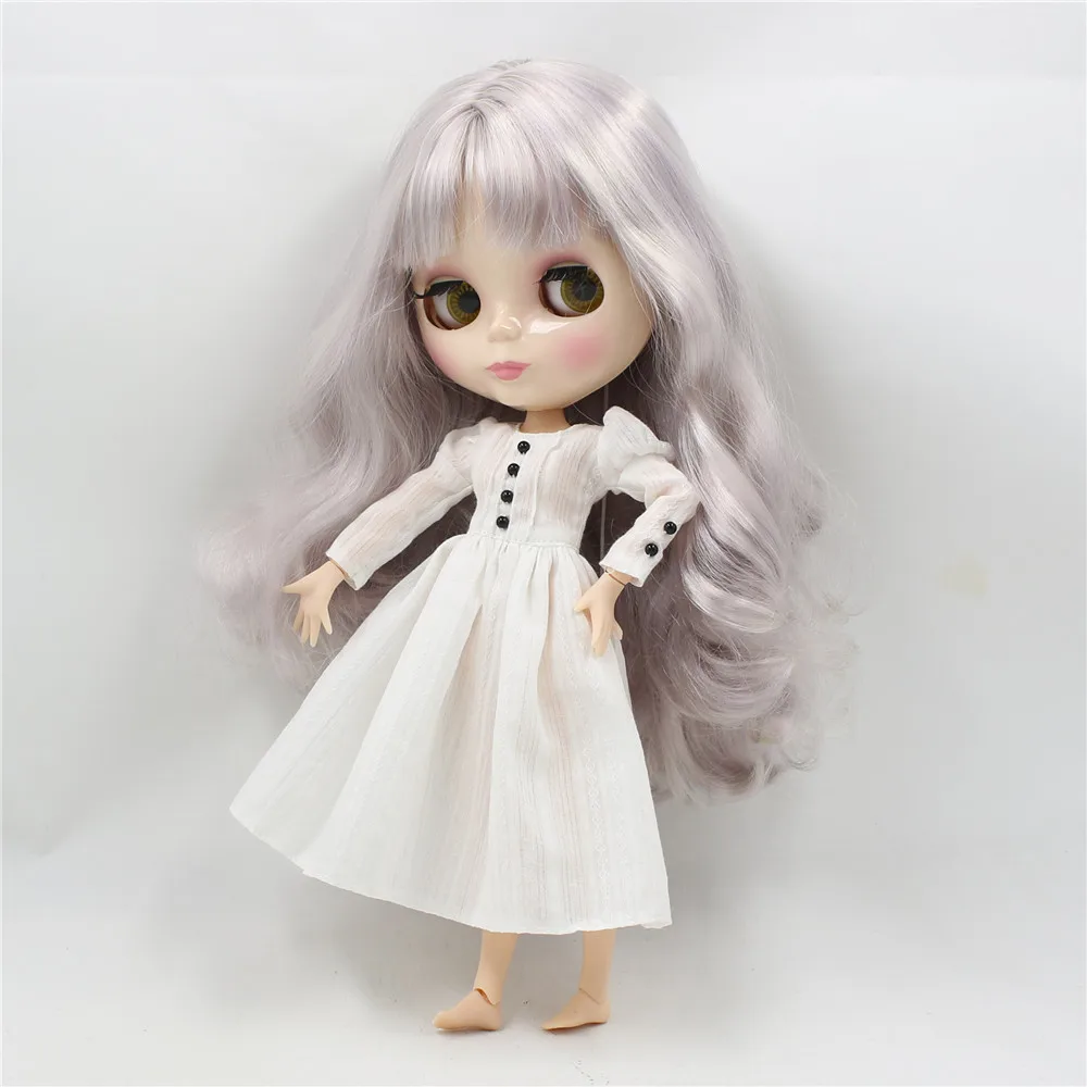

ICY Blyth doll licca body toy white dress, only dress no doll no shoes