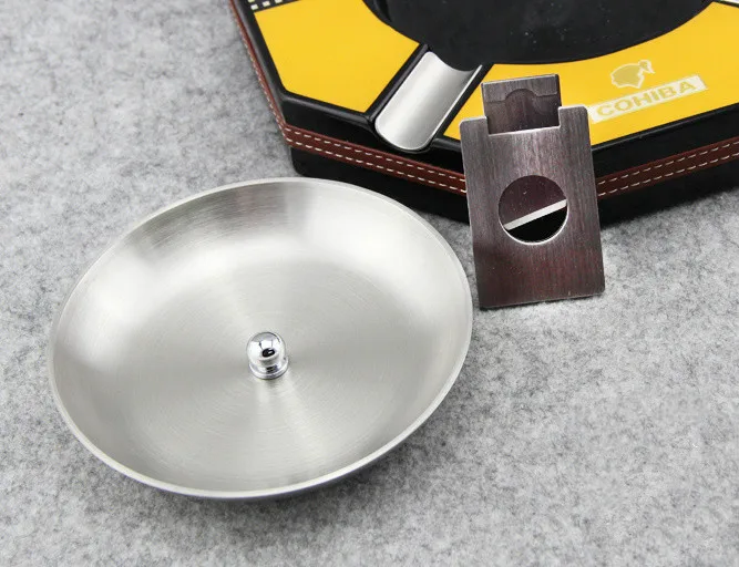 Пепельница для сигар COHIBA Gao Xiba из цельного дерева, пепельница, модная восьмиугольная чашка для сигарет с поясом