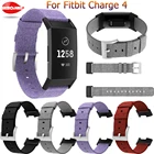 Модный ремешок для смарт-браслета Fitbit Charge 4, ремешок для часов, Холщовый нейлоновый сменный Мужской и Женский Смарт-браслет для зарядки 4, ремешок для часов