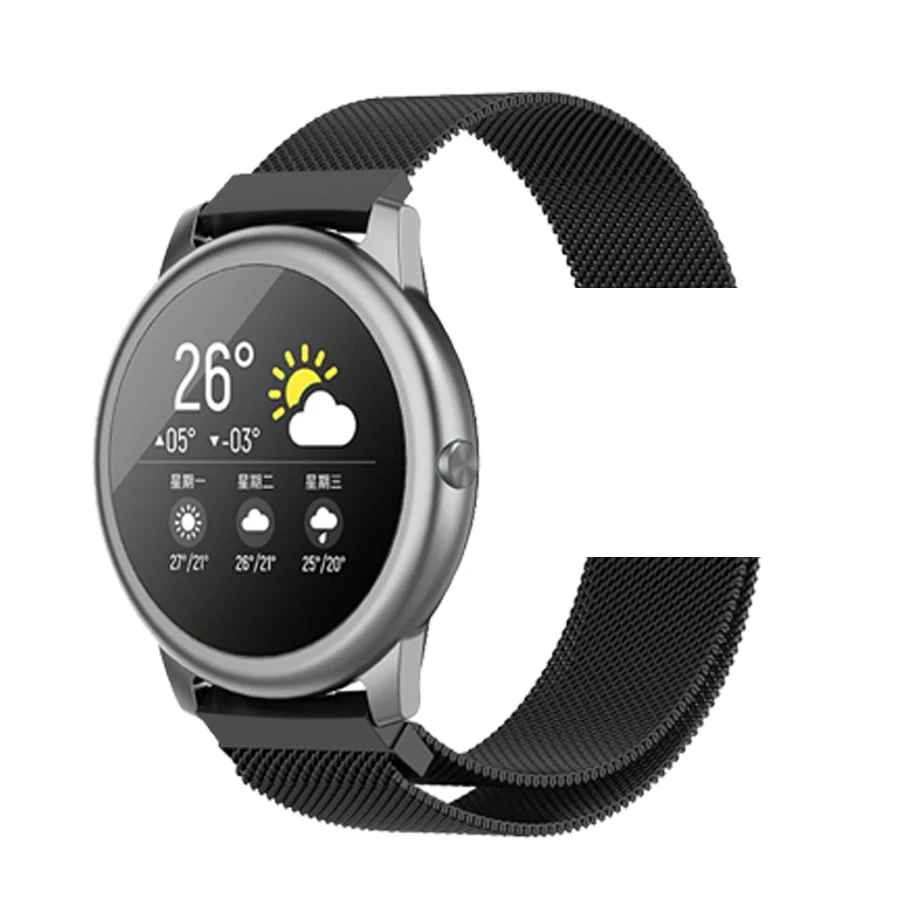 Stainless Steel strap for Xiaomi LS05 Magnetic Clasp Mesh Wristband Metal Bracelet For Xiaomi Haylou Solar LS05 Band Accessories