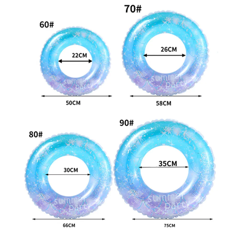 Детский круг для плавания YUYU для взрослых на надувной круглой трубе Sky Tube для вечеринок на пляже летних игрушек Звездное плавание на плавучей платформе.
