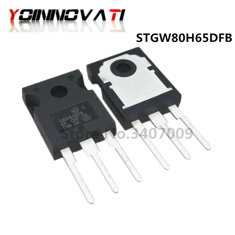 Биполярный Изолированный транзистор STGW80H65DFB GW80H65DFB TO-247 IGBT 650 в 85 а 100% новый и