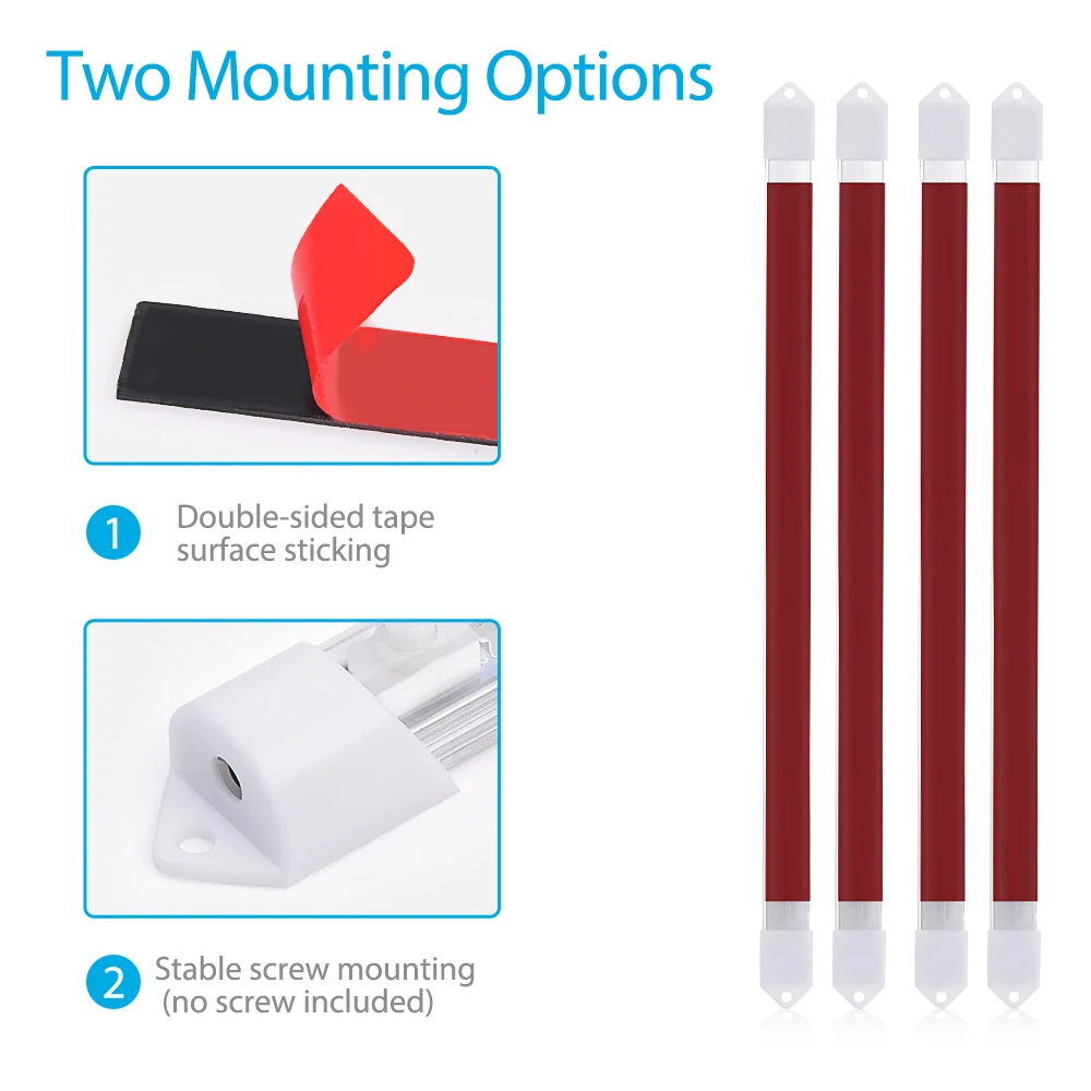 MICTUNING 12 дюймов 12V автомобильный интерьер светодиодный светильник бары яркий