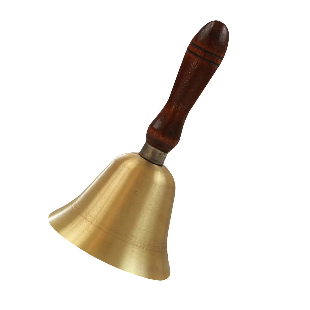 

Деревянная ручка, металлический декоративный колокольчик, настольный колокольчик для дома