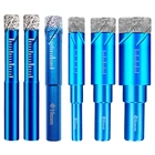 Прочное сверло с алмазным покрытием для сухого сверления стекла, мрамора, гранита