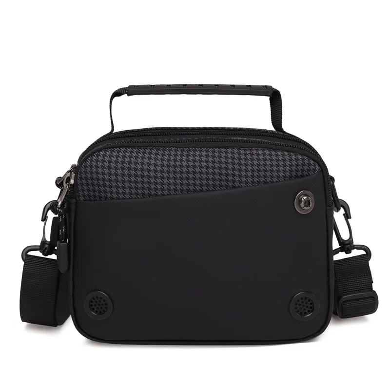 

2021 new shoulder bag men's casual outdoor waist bag go out multi-purpose fashion handbag Oxford cloth stitching messenger bag