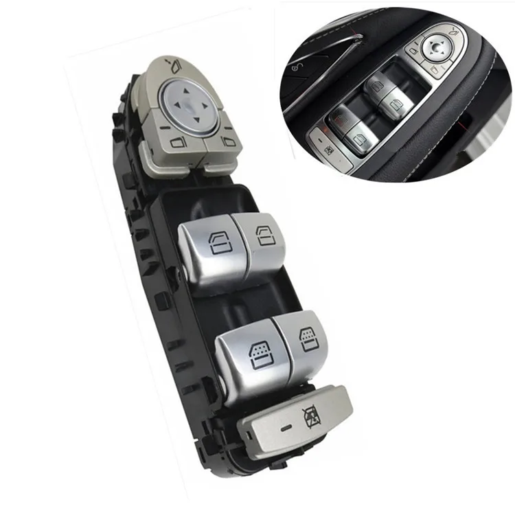 Кнопка управления стеклоподъемником CAPQX для Benz W205 C180 C200 C260 C300|Переключатели и