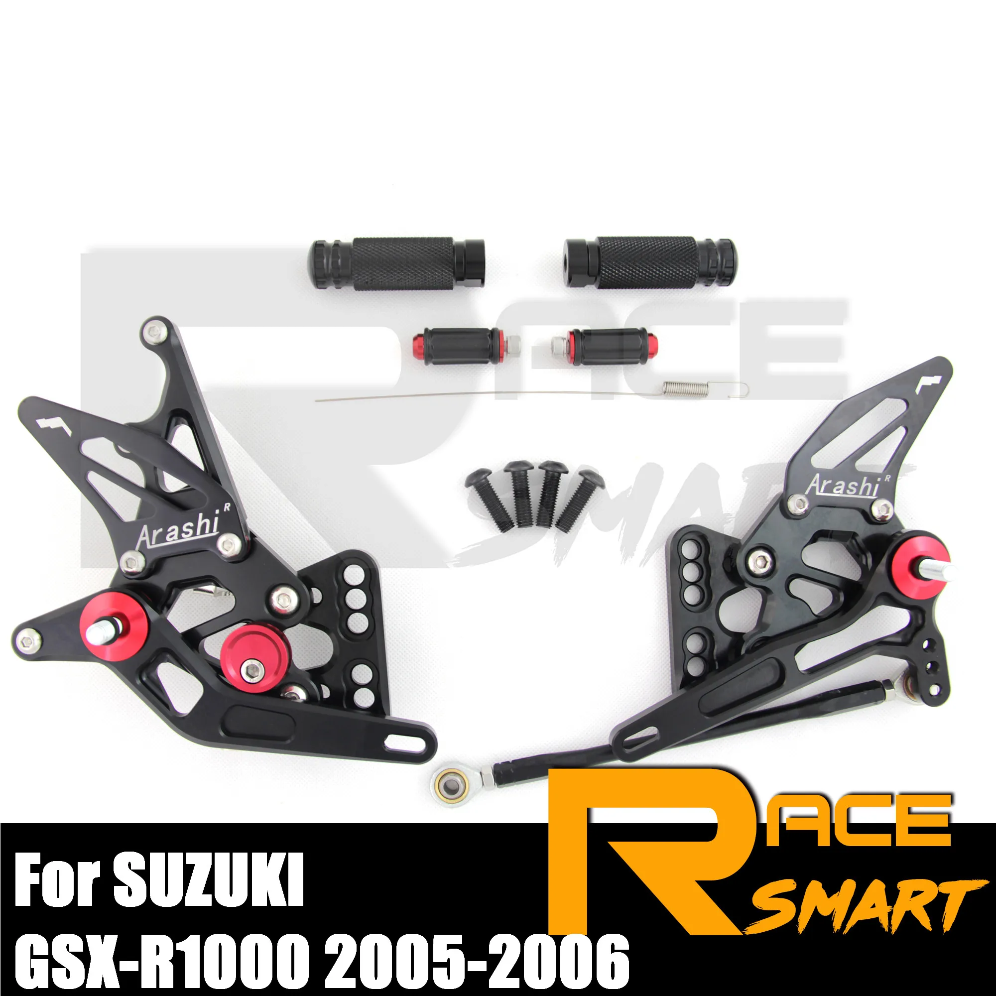 CNC Регулируемые задние ножки для SUZUKI GSX R1000 2005 2006 GSXR1000 05 06 аксессуары