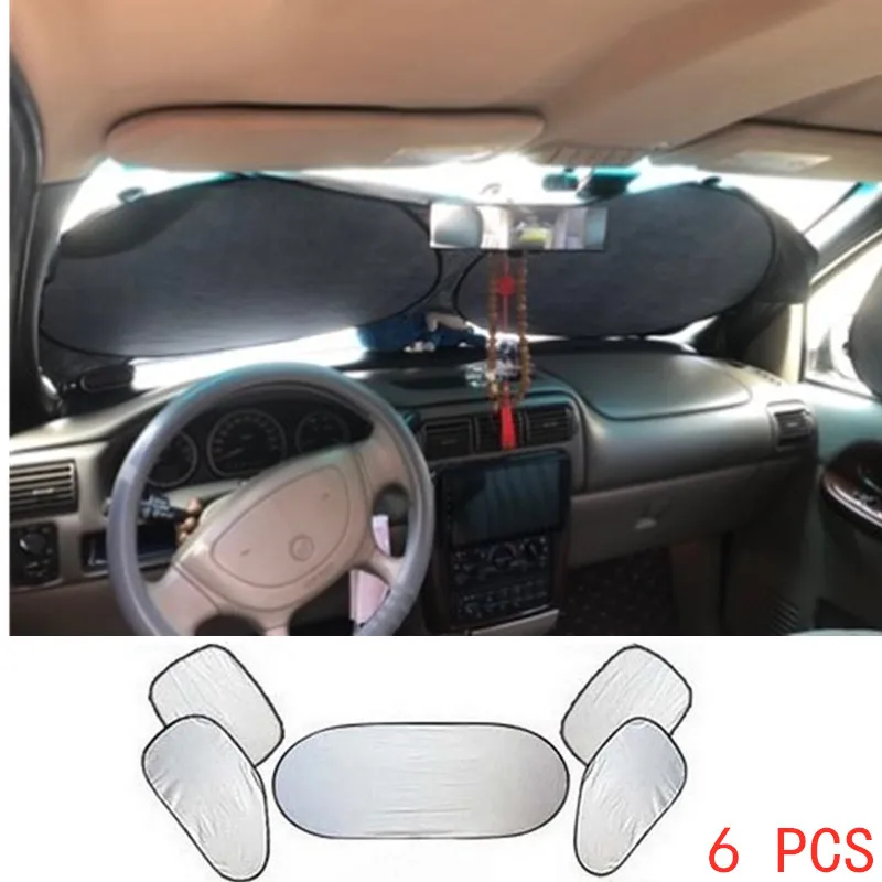 Солнцезащитные козырьки на лобовое стекло автомобиля 6 шт. солнцезащитные для