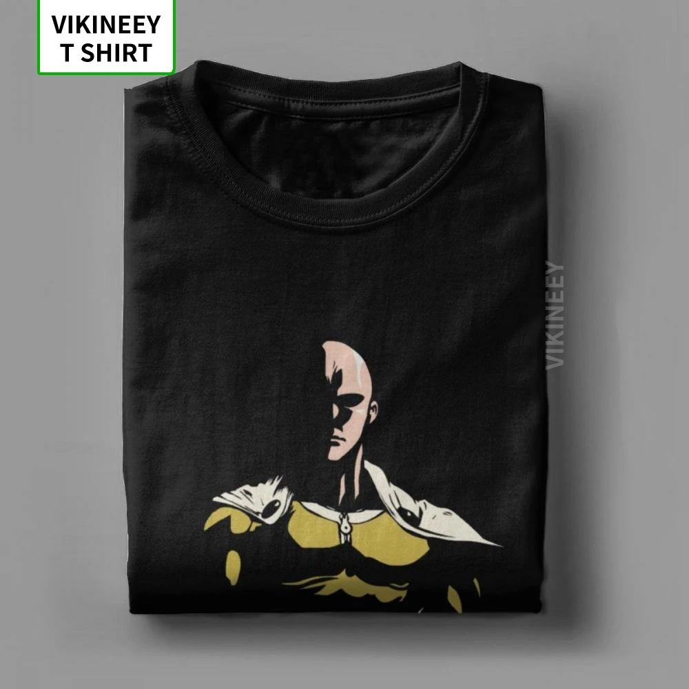 One Punch Man Футболка для мужчин Сайтама КПМ Oppai Аниме Манга забавные 100% хлопковые