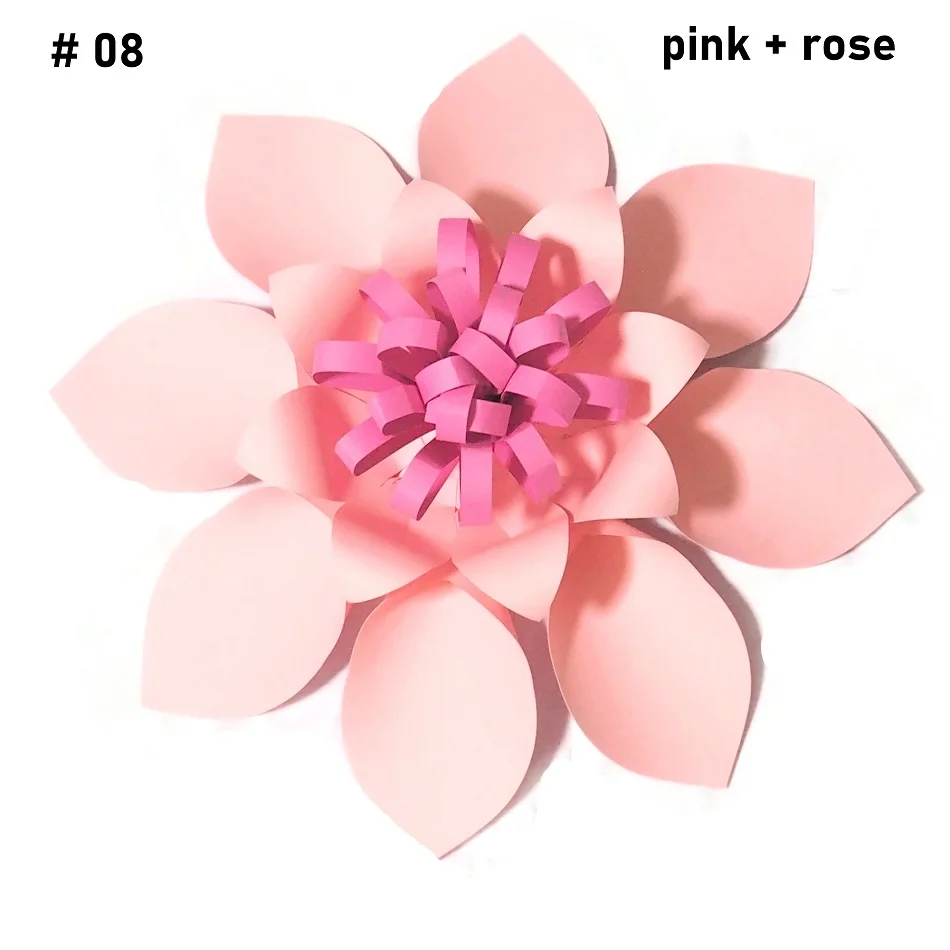 40 см Cardstock Роза Сделай Сам легкие гигантские бумажные цветы 4 свадебные декорации