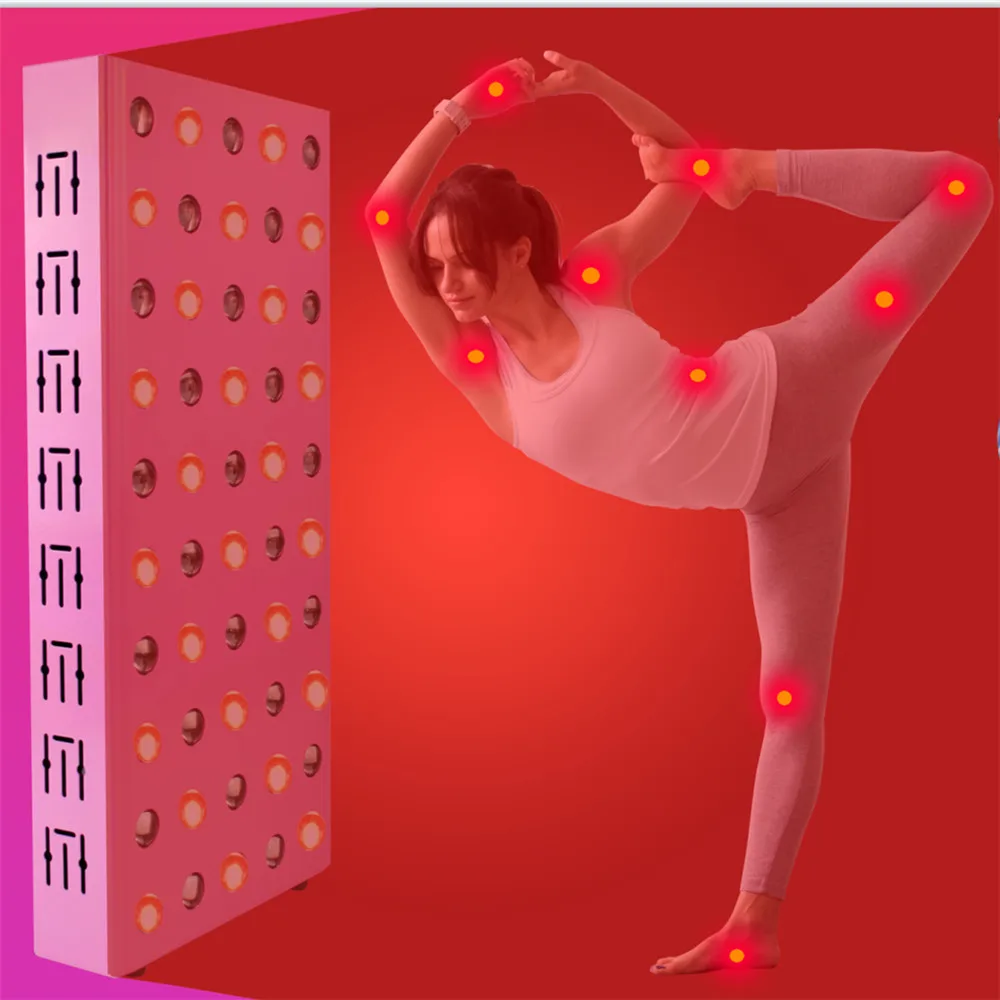 

660nm 850nm 500W 600W Red Led Light Therapy Infrared Anti Aging Therapy Light for Full Body Skin Pain Relief Red LED Grow Light