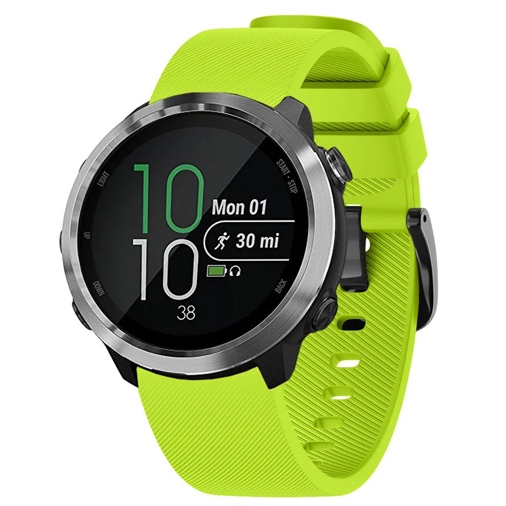 Цветной мягкий силиконовый сменный ремешок для Garmin vivoactive 3 vivomove3 HR смарт-браслет