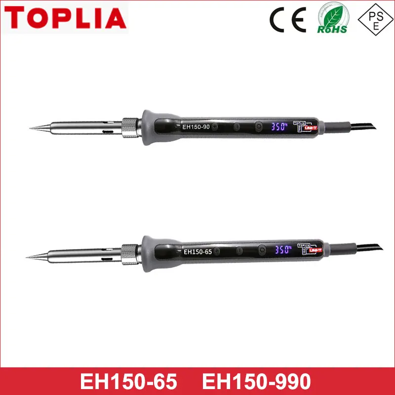 

TOPLIA EH150-65/90, цифровой дисплей, Электрический паяльник с регулируемой постоянной температурой, бытовой электронный сварочный инструмент
